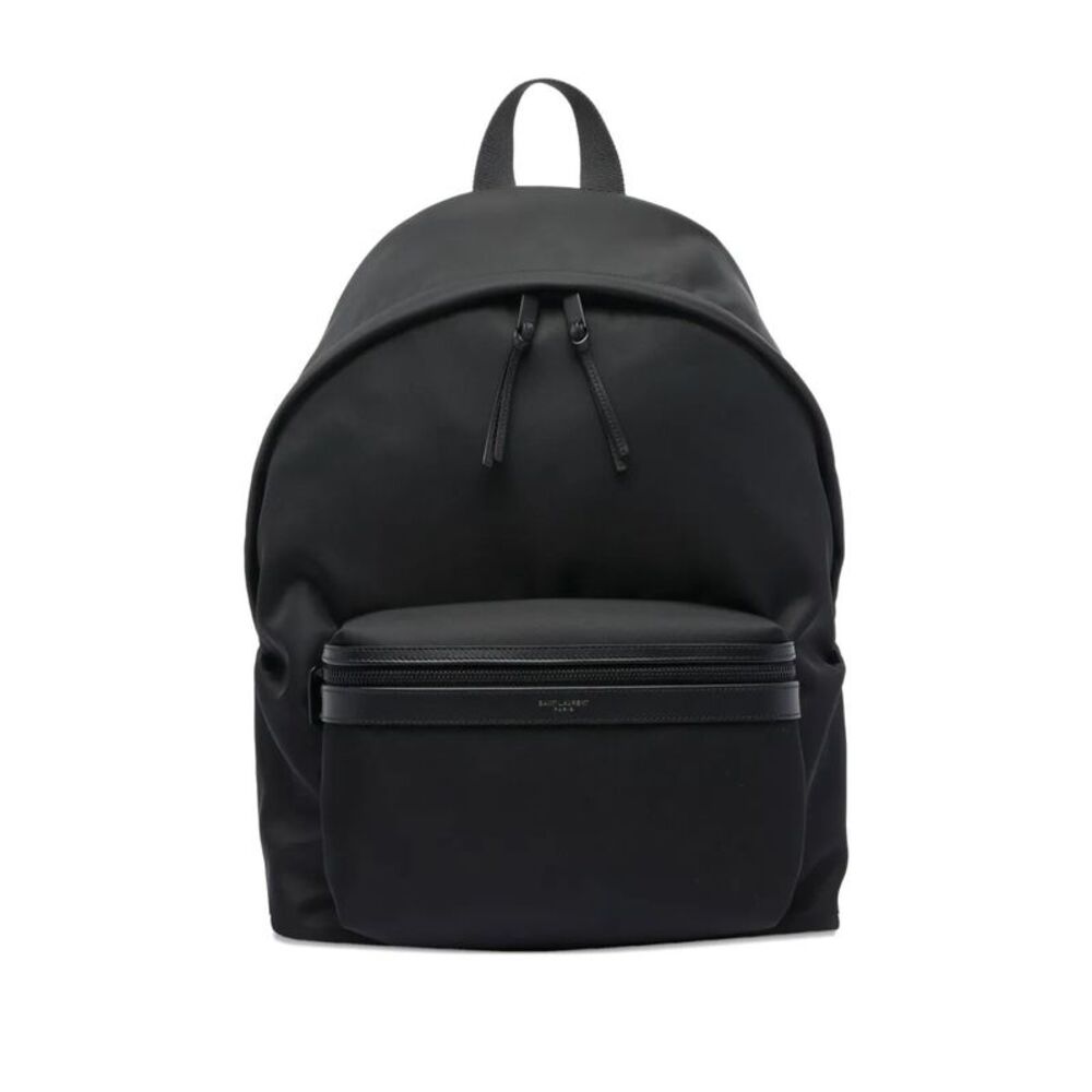 City Backpack In Econyl®, Smooth Leather And Nylon Women